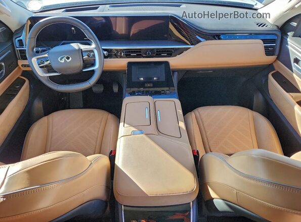 JN8AZ3BE6S9701357 2025 INFINITI QX80 Белый Вид панели приборов