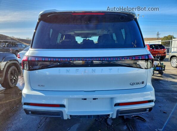 JN8AZ3BE6S9701357 2025 INFINITI QX80 Белый Вид сзади