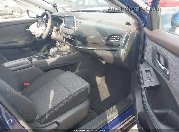 JN8BT3BAXPW419170 2023 NISSAN ROGUE Blue Widok wnętrza z przodu