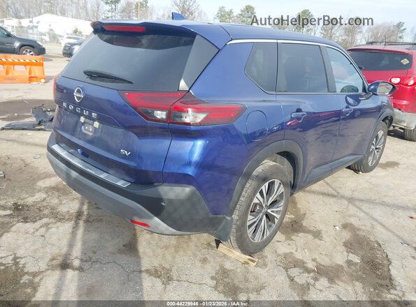 JN8BT3BAXPW419170 2023 NISSAN ROGUE Blue Tył prawy