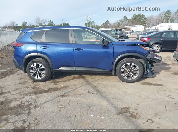 JN8BT3BAXPW419170 2023 NISSAN ROGUE Blue Widok wnętrza z tyłu