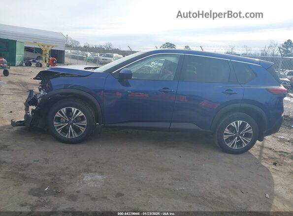 JN8BT3BAXPW419170 2023 NISSAN ROGUE Blue Widok wnętrza 360 stopni