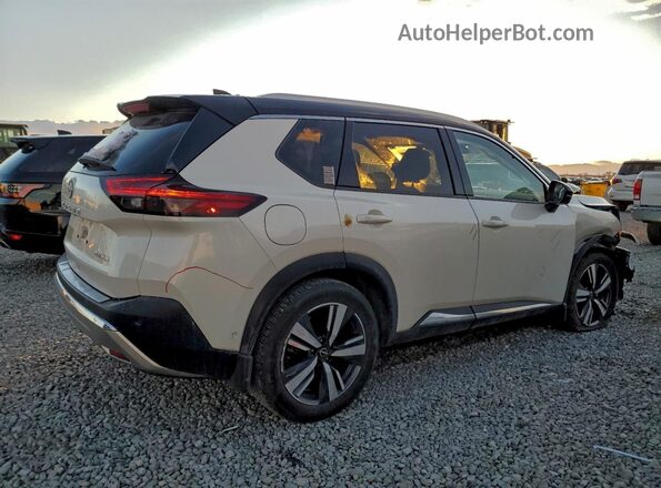 JN8BT3DCXNW117793 2022 NISSAN ROGUE White Задня права чверть