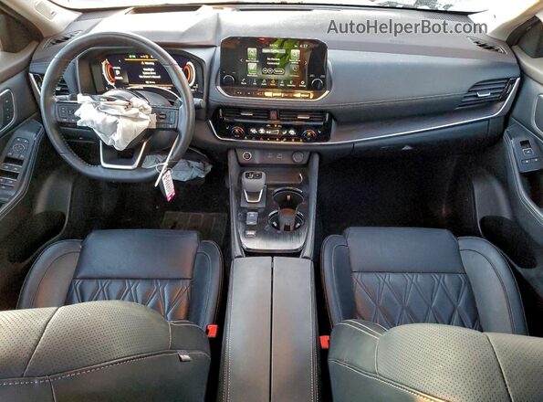 JN8BT3DCXNW117793 2022 NISSAN ROGUE White Вид панелі приладів