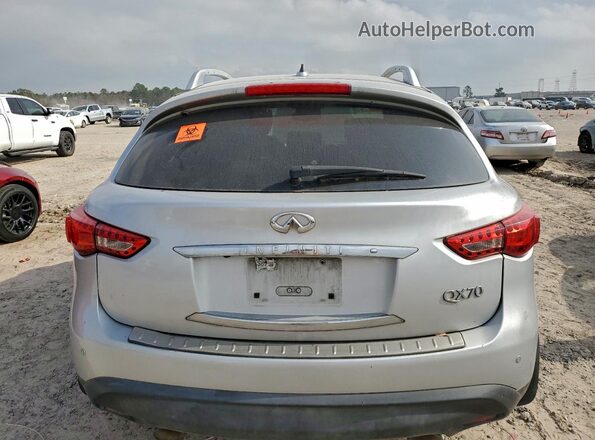 JN8CS1MU2GM130086 2016 INFINITI QX70 Silver Vista trasera
