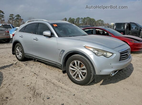 JN8CS1MU2GM130086 2016 INFINITI QX70 Silver Delantero derecho