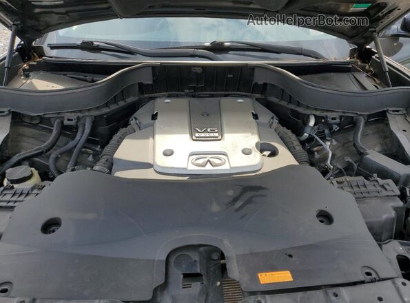 JN8CS1MU6HM140993 2017 INFINITI QX70 Purple ძრავის განყოფილების ხედი