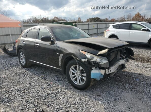 JN8CS1MU6HM140993 2017 INFINITI QX70 Purple წინა მარჯვენა
