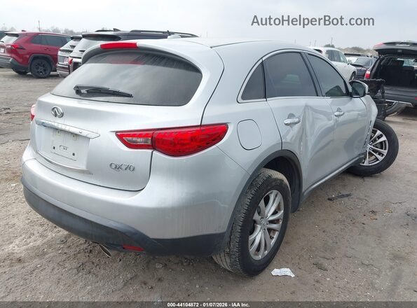 JN8CS1MU8HM142888 2017 INFINITI QX70 Silver Задня права чверть