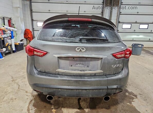 JN8CS1MW7HM414851 2017 INFINITI QX70 Gray Հետևի տեսք