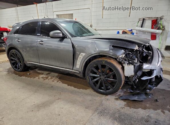 JN8CS1MW7HM414851 2017 INFINITI QX70 Gray Առջևի աջ