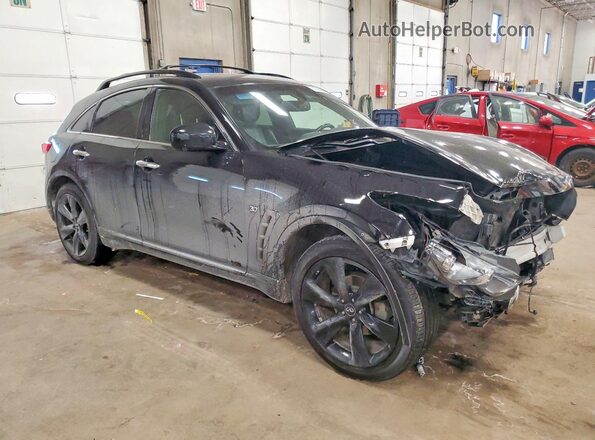 JN8CS1MW8GM751687 2016 INFINITI QX70 Black Передня права чверть