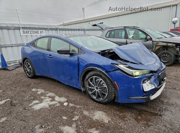 JTDACACU2R3011934 2024 TOYOTA PRIUS Blue Przód prawy