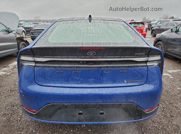 JTDACACU2R3011934 2024 TOYOTA PRIUS Blue Widok z tyłu