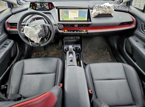 JTDACACU2R3011934 2024 TOYOTA PRIUS Blue Widok deski rozdzielczej