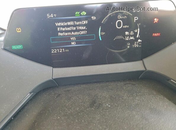 JTDACACU3P3005654 2023 TOYOTA PRIUS White Vista del cuadro de instrumentos