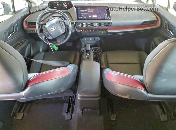 JTDACACU3P3005654 2023 TOYOTA PRIUS White Vista del salpicadero