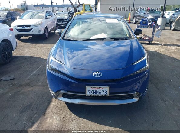 JTDACACU4R3015953 2024 TOYOTA PRIUS PRIME Blue Вид задньої частини салону