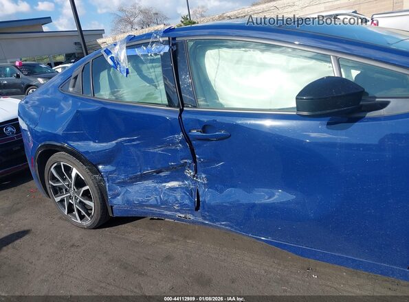 JTDACACU4R3015953 2024 TOYOTA PRIUS PRIME Blue Вид щитка приладів