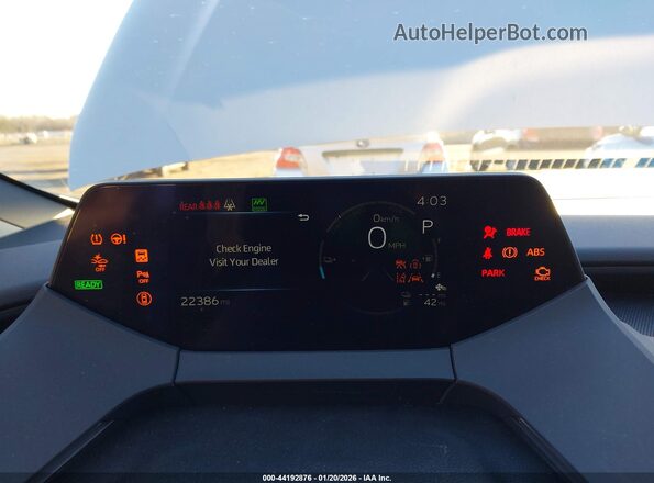 JTDACACU9R3024857 2024 TOYOTA PRIUS PRIME Серебряный Вид задних сидений