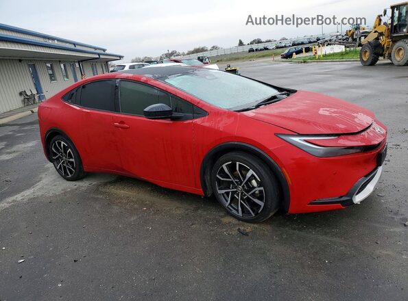 JTDACACUXP3004968 2023 TOYOTA PRIUS Red Передня права чверть