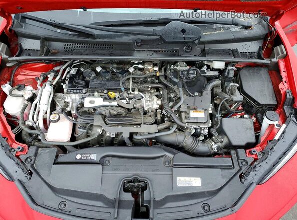 JTDACACUXP3004968 2023 TOYOTA PRIUS Red Вид задньої частини салону