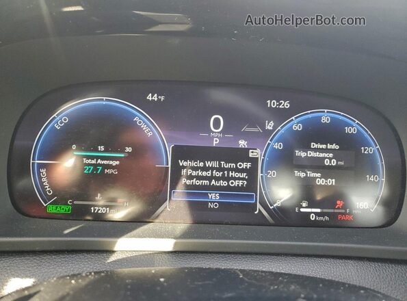 JTDAFAAF5P3004713 2023 TOYOTA CROWN White Instrument cluster view