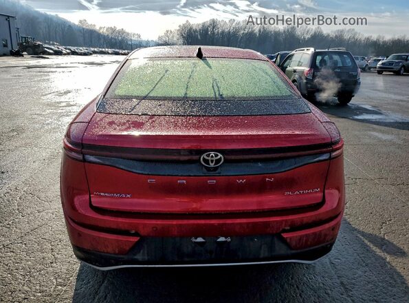 JTDAFAAF6P3003294 2023 TOYOTA CROWN Red უკანა ხედი