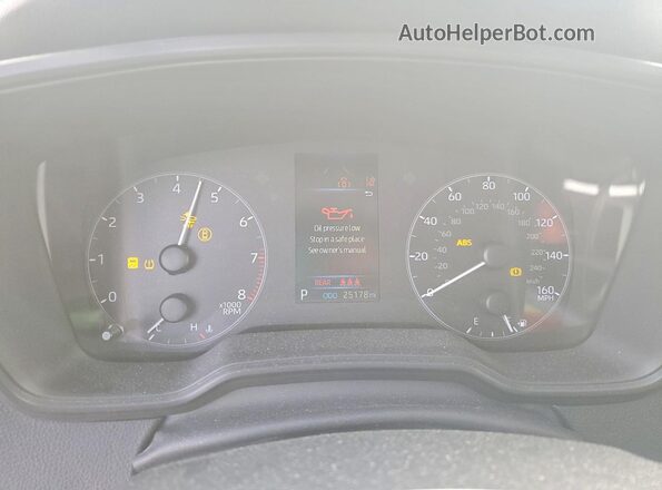 JTDB4MEE3P3000947 2023 TOYOTA LL White Вид щитка приладів