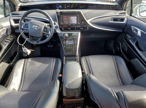 JTDBVRBD1JA005153 2018 TOYOTA MIRAI Silver Առջևի վահանակի տեսք