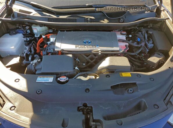 JTDBVRBD3JA005199 2018 TOYOTA MIRAI Синий Вид задней части салона