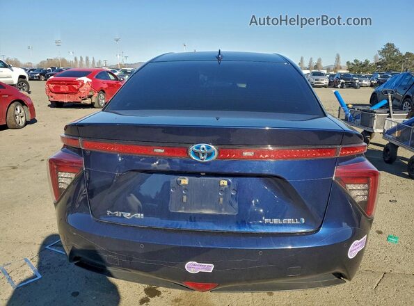 JTDBVRBD3JA005199 2018 TOYOTA MIRAI Синий Вид сзади