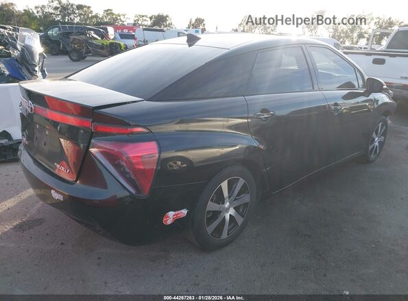 JTDBVRBD4HA002886 2017 TOYOTA MIRAI Black Tył prawy