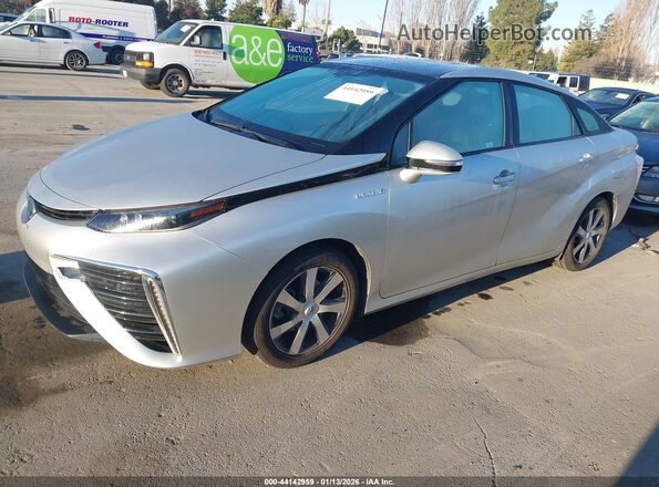 JTDBVRBD6HA002257 2017 TOYOTA MIRAI Silver Front left