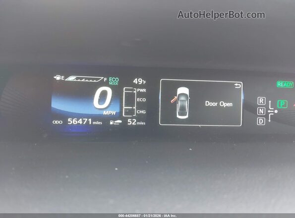JTDBVRBD8JA004081 2018 TOYOTA MIRAI Blue Հետևի նստատեղերի տեսք