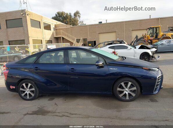 JTDBVRBD8JA004081 2018 TOYOTA MIRAI Blue Սալոնի հետևի տեսք