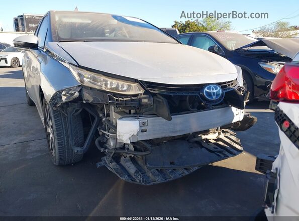 JTDBVRBD9HA002902 2017 TOYOTA MIRAI Silver Instrument cluster view