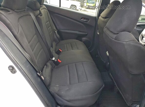 JTDKAMFU0N3164801 2022 TOYOTA PRIUS White Հետևի նստատեղերի տեսք