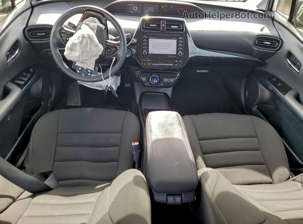 JTDKAMFU0N3164801 2022 TOYOTA PRIUS White Առջևի վահանակի տեսք