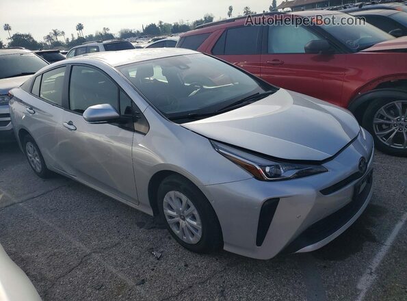 JTDKAMFU1M3131952 2021 TOYOTA PRIUS Бирюзовый Передняя правая четверть