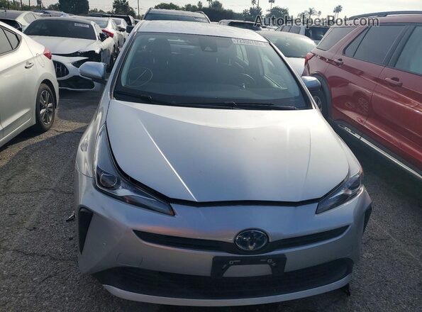JTDKAMFU1M3131952 2021 TOYOTA PRIUS Бирюзовый Вид спереди