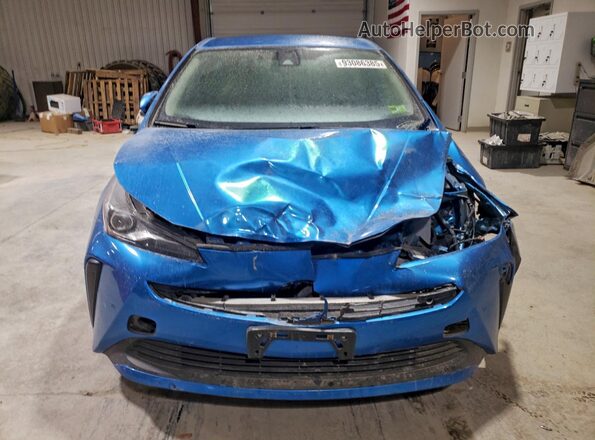 JTDKAMFU2M3135752 2021 TOYOTA PRIUS Синий Вид спереди
