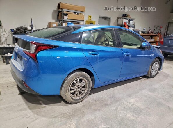 JTDKAMFU2M3135752 2021 TOYOTA PRIUS Синий Задняя правая четверть