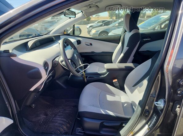 JTDKAMFU2N3163665 2022 TOYOTA PRIUS Серый Вид салона спереди