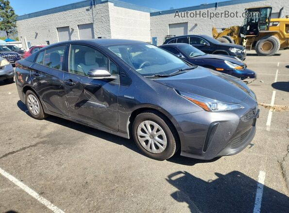 JTDKAMFU2N3163665 2022 TOYOTA PRIUS Серый Передняя правая четверть