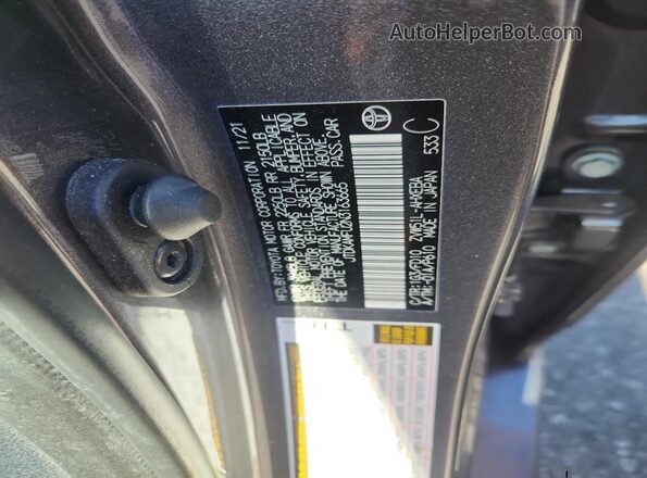 JTDKAMFU2N3163665 2022 TOYOTA PRIUS Серый Вид подкапотного пространства