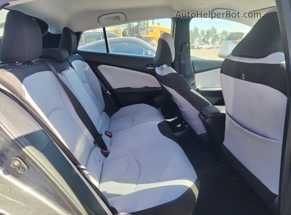 JTDKAMFU2N3163665 2022 TOYOTA PRIUS Серый Вид задних сидений