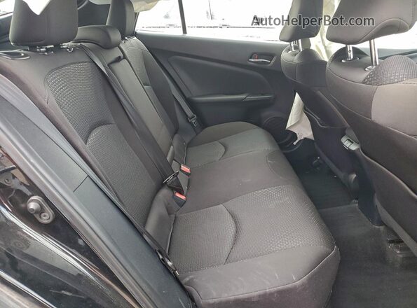 JTDKAMFU3M3152852 2021 TOYOTA PRIUS Black Вид задніх сидінь