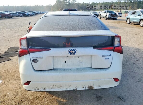 JTDKAMFU3N3154649 2022 TOYOTA PRIUS White უკანა ხედი