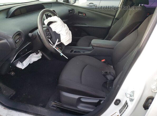 JTDKAMFU3N3154649 2022 TOYOTA PRIUS White წინა სალონის ხედი